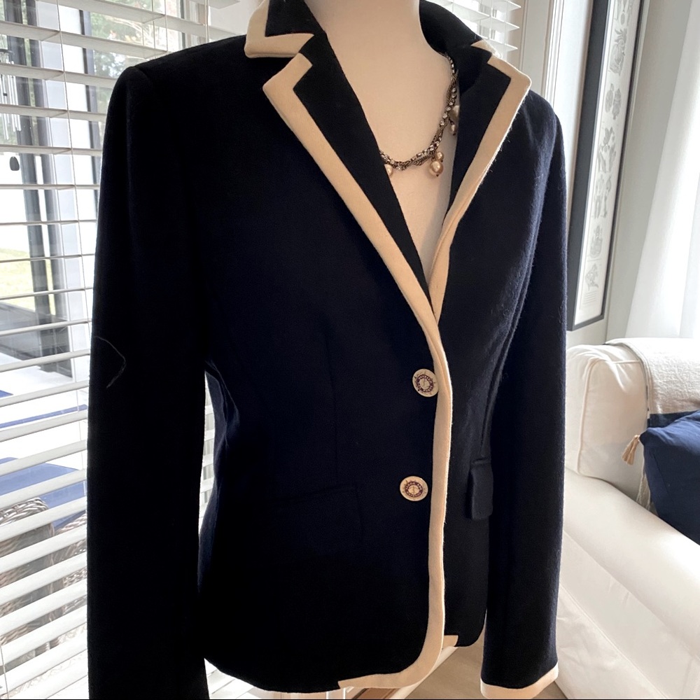 Black and Cream J. Crew Blazer